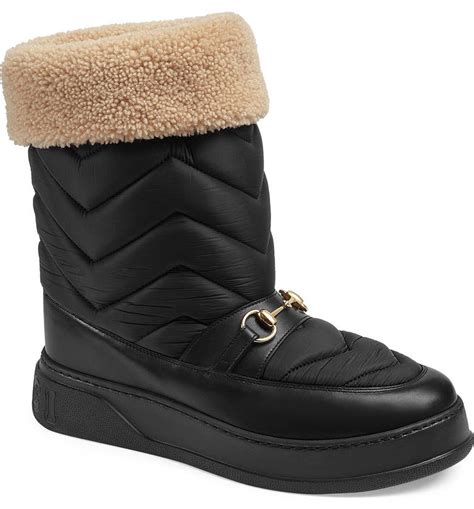 gucci men's snow boots|gucci heeled boots.